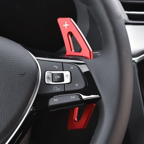 Car steering wheel shift paddle modification For Volkswagen Tiguan MK2 VW golf 7/8 Alltrack MK7/8 T-cross Passat B8 GTI R-line