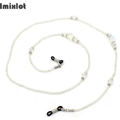 Fashion Sunglasses Chain Women Crystal Bead Glasses Spectacles Vintage Chain Holder Cord Lanyard Necklace Eyewear Accessories