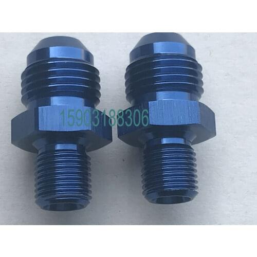 Original Straight Aluminum Male AN6 To M10 X 1,M10 X 1.5 NPT Adaptor Fitting