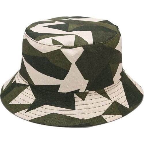 2019 cotton Camouflage print bucket hat Fisherman hat Sun cap hats for men and women 469