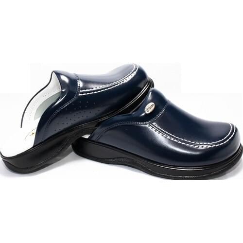 Sabo Merdaneli Slippers Hospital Nurse Doctor Slippers Navy Blue