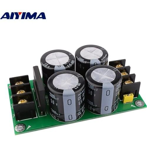 AIYIMA 10A Rectifier Filter Board 3300uf 50V Single Bridge Power Board DIY Mini Audio Sound Speaker Amplifier