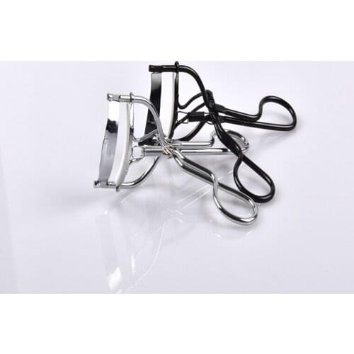 200pcs/lot Black & silver Professional Eyelash Curler Folded False Eyelash Aids Nature Curl Steel Eyelashes Curling Clip