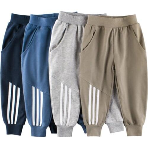 2021 New Fashion Autumn Winter Children Pant Cotton Boys Trousers Toddler Clothing Kids Casual Sports Pants for Baby Boys 2-8Y