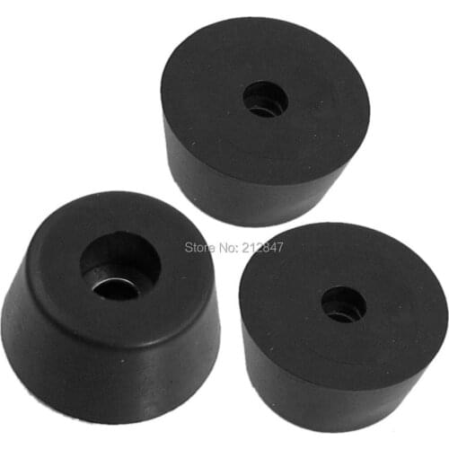 3 Pcs Conical Shape Furniture Table Chair Leg Tips End Caps Foot Pads 25x20x13mm