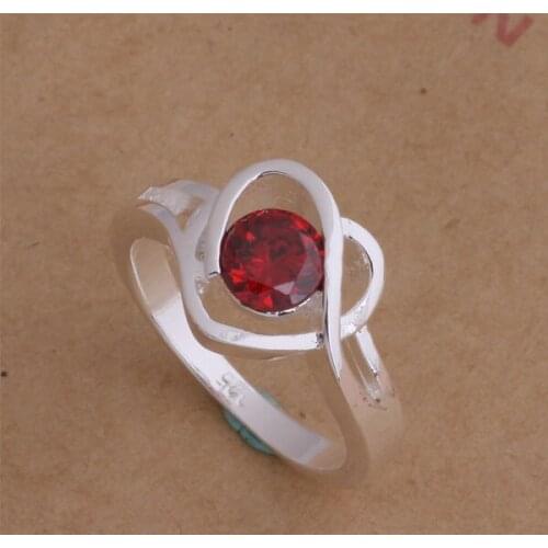 AR006 Fashion Jewelry Silver Color Gifts Popular Rings For Women Colorful Ornaments /abyaitfa Asqajjxa