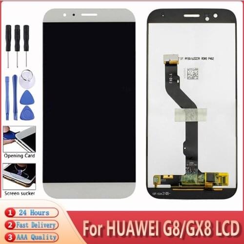 Original For Huawei Ascend G8 LCD Display Touch Screen AAA Quality Digitizer Assembly Free Tools For Huawei Ascend G8 Display