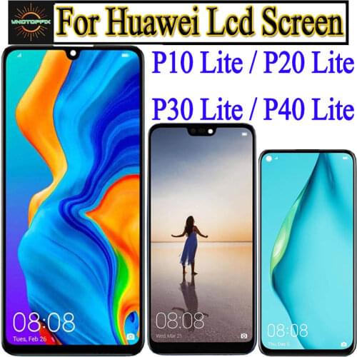 Original for huawei p30 lite lcd display P10 lite LCD Display Screen Touch Assembl lcd For huawei p40 lite display p20 lite lcd