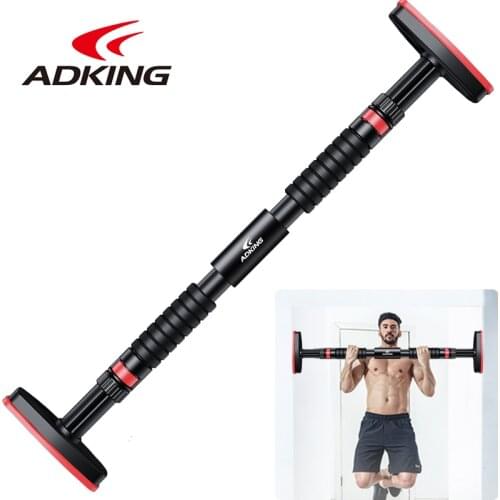Horizontal Barbell Safety Pull-up Bar Simple Use Adjustable With Extended Grip Training Device, Suitable For Home Fitness Exerci