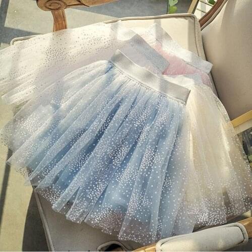 HYCOLORFUL Blue Skirts For Girls