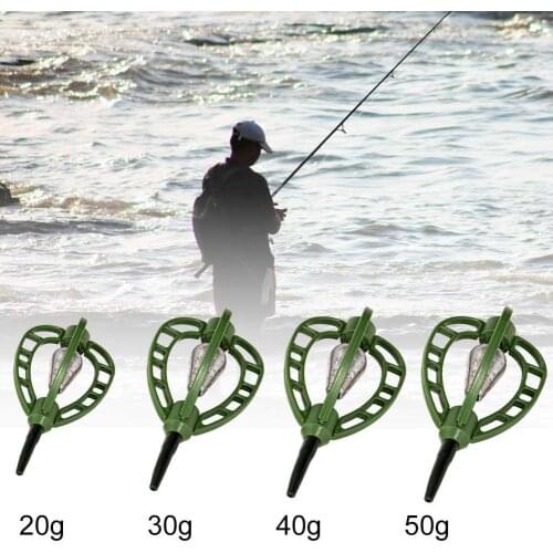 20/30/40/50g Carp Fish Feeder Outdoor Fishing Bait Cage Tackle Tool Accessories Outdoor Fishing cage feeder