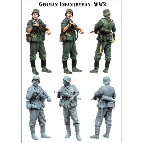 [tusk model]1/35 Scale Unassembled Resin figures resin model Kits E0141