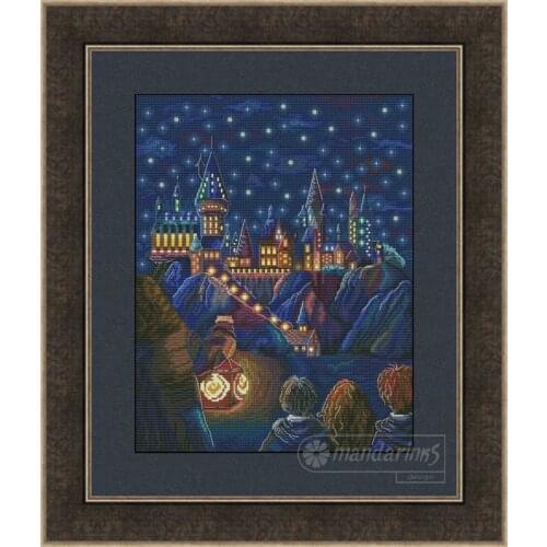 Drop Shipping DIY Embroidery the First Meeting Large Cross Stitch Kit with 100% Cotton Flosses & Free Shipping for Home Decor