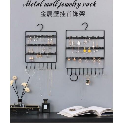 8/10 Hook Wall Earring Jewelry Organizer Earring Organizer Hanging Holder Necklace Display Stand Rack Holder Rack Jewelry Hanger