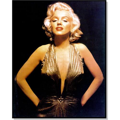 Pop Art Nordic Posters and Prints Art Scandinavian Colorful Mural Marilyn Monroe Picture Oil Painting Canvas for Home Decoration