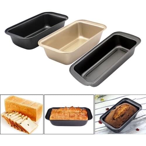 Rectangle Carbon Steel Non Stick Pan Cake Toast Bread Loaf Baking Mold Pan Bakeware DIY Cake Baking Supplies