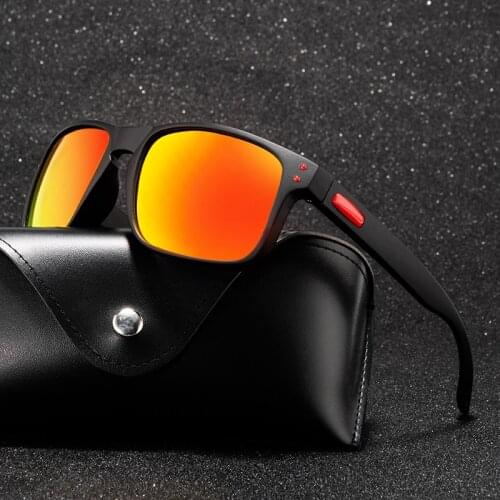 Sport Polarized Sunglasses Men Square Glasses Outdoor Driving Polarizeds Sun Glasses Anti-Reflective Gradient Eyeglasses UV400