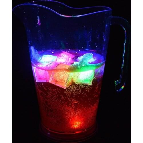 LED Color Changing Plastic Water Coffee Pot Tea Jug Kettle Teapot Jug Beer Pitcher 1.8L