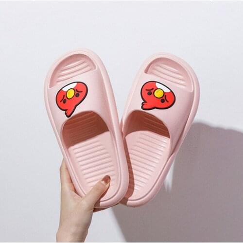 Net Celebrity Slippers Female Four Seasons Suitable For Thick-Soled Non-Slip Bathroom Bath Shoes Summer EVA Couple Indoor Sandal