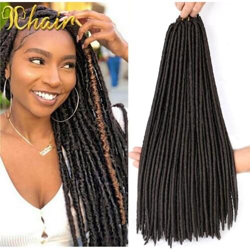 Qp Hair one PCS Dreadlocks Hair Crochet Marley Hair High Temperature Fiber Crochet Braiding Synthetic Hair extension