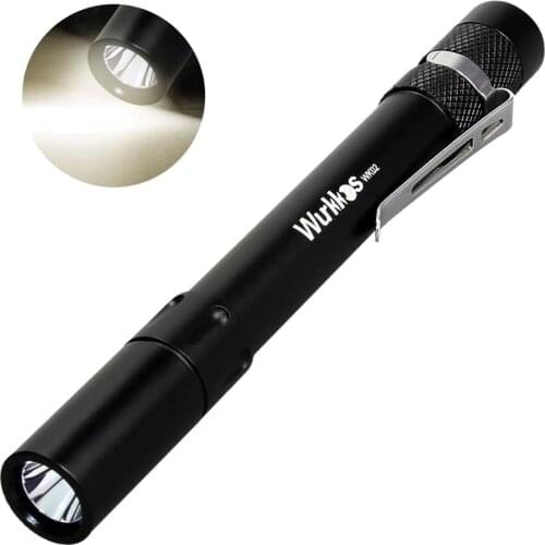 WK02 Penlight 2*AAA Mini Flashlight 300lm SST20 4000K 6000K LED Flashlight