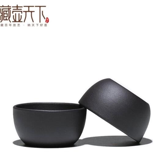 Purple sand cup sample tea cup pot of the world kung fu tea bowl with pot of tea accessories small cups for private use