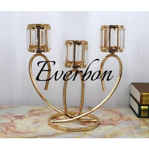 10PCS Metal Flower Vases Gold Candle Holders Hollow Wedding Table Centerpieces Candelabra Flower Rack Road Lead Party Decoration