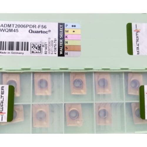 10PCS CARBIDE INSERT ADMT2006PDR-F56 WQM45