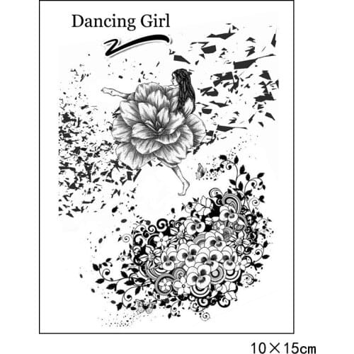 10x15cm Magic Clear Stamps Transparent Seal Silicone Seal TPR Christmas Wedding Roller Stamps DIY Scrapbook Album Card