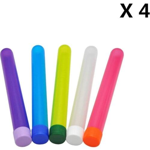 4 X Doob Tubes Cigarette Storage Container Airtight Waterproof For 78mm Cone Smoking Accessories Sealing Container Pill Box SA70