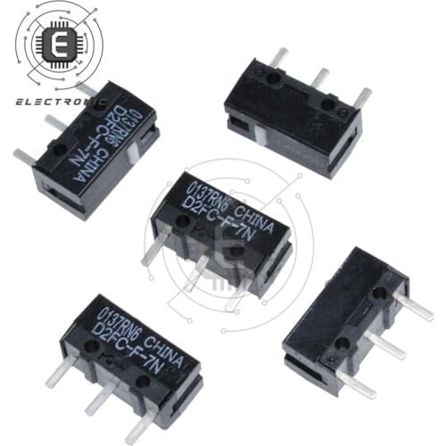 5PCS/LOT New OMRON Mouse Micro Switch D2FC-F-7N Mouse Button Fretting D2FC-E-7N D2FC