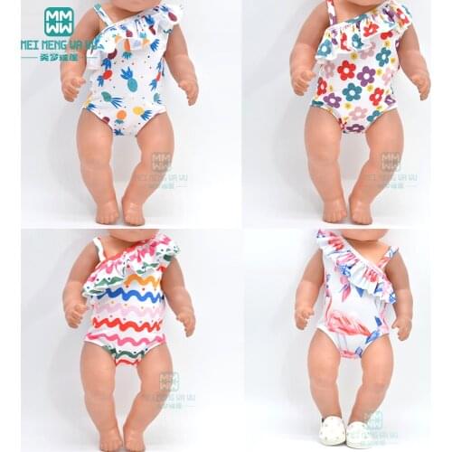 Baby clothes for doll fit 43cm new born doll accessories and american doll bikini, swimsuit, shoes, etc