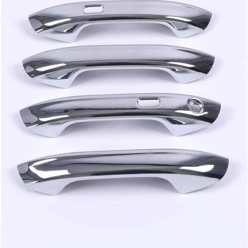 For Volkswagen VW Golf 8 MK8 R 2021 2022 Carbon Fiber ABS Chrome Car Side Door Handle Cover Trim Sticker Accessories