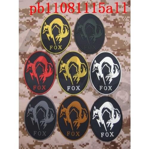3D PVC patch MGS Ghost FOX Morale tactics Rubber patch