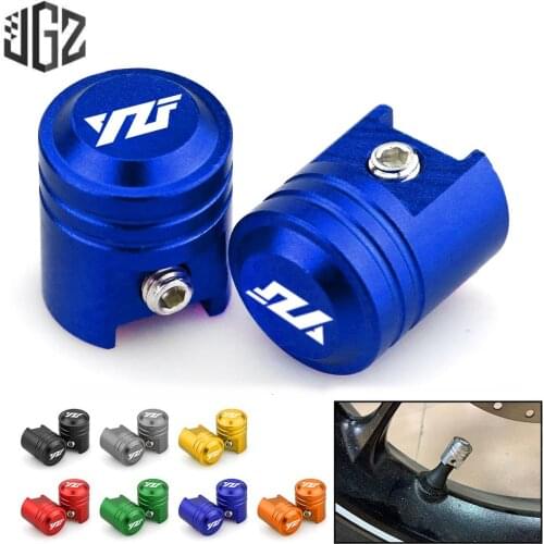 Pair Motorcycle Wheel Dust Tire Valves Stem Caps Valve Core Cover For Yamaha YZF R1 R3 R15 R25 R125 R6 2013 - 2020 Accessories