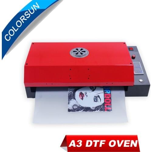 Colorsun A3 DTF oven PET film oven for DTF printer with Temperature Control and Alarm Function
