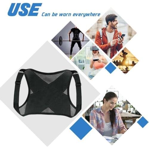 Adjustable Posture Corrector Braces Supports Back Straightener Back Lumbar Adult Posture Clavicle Correction Shoulder Kids N3B2