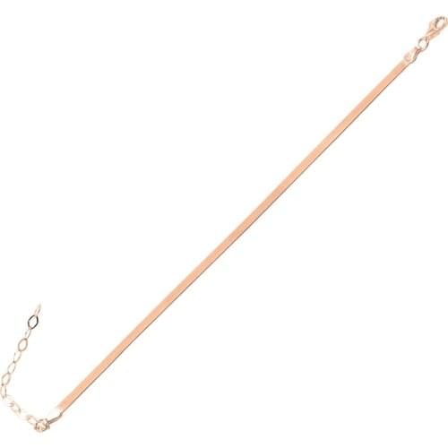 Silver 925 Sterling Scrunch Chain Bracelet