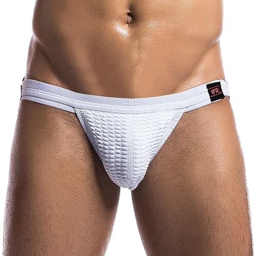 Underwear Men Briefs Bare Buttocks Strap Waistband Athletic Supporter High Quality Breathable Gay Underwear ropa interior hombre