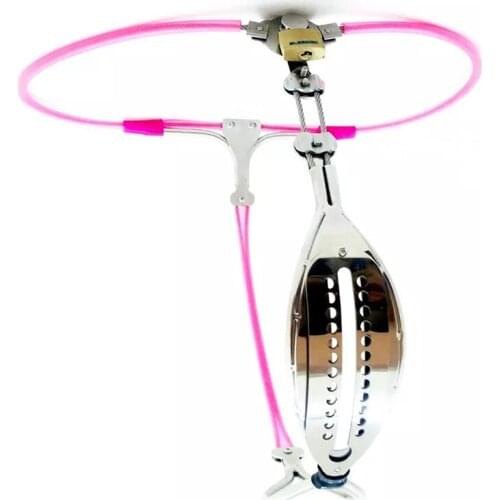 Female Chastity Belt Pants With Anal Vagina Plug Invisible Strap On Bondage Chastity Device Adult BDSM Lock Sex Toys For Woman