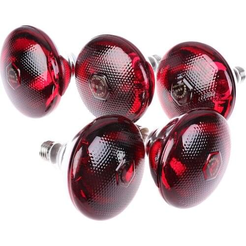 220V 100/150/200/250W/275W Thermal Lamp Smart Infrared LED Light Pet Brooder Hatch Chicken Piggy Dog Cat