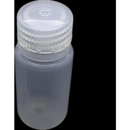 3Pieces 50mL PP Reagent Bottle Food-Grade Wide Mouth Chemical Sample Bottles