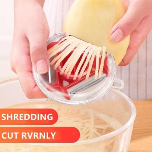 3In1 Multifunction Kitchen Tools Fruit and Vegetable Peeler Vegetable Shredding Tool Stainless Steel Blade Easy To Clean Replace