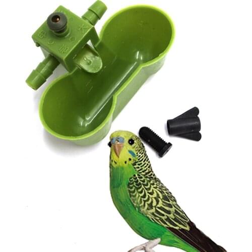 60Pcs 9.5mm Water Cup Chicken Fountain Bird Poultry Watering Equipment Waterers For Chicken Breeding Quail Drinker Drinking Bowl