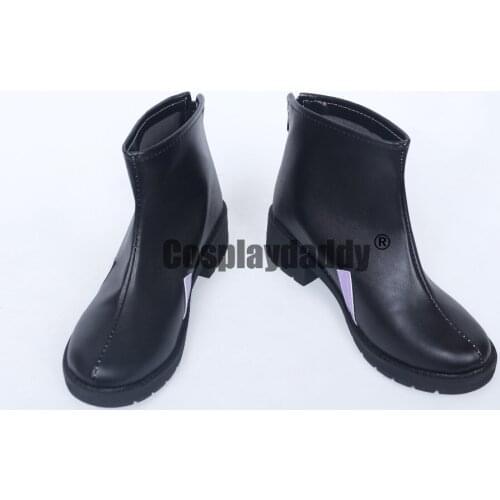 OW DVA Black Adult Short Cosplay Shoes Boots S008