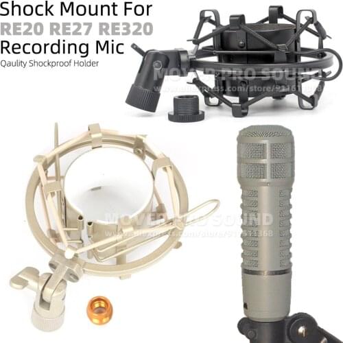 For Electro Voice EV RE20 RE27N/D RE320 RE 20 27 N/D 320 Spider Microphone Stand Holder Anti Vibration Clip Mic Shock Mount