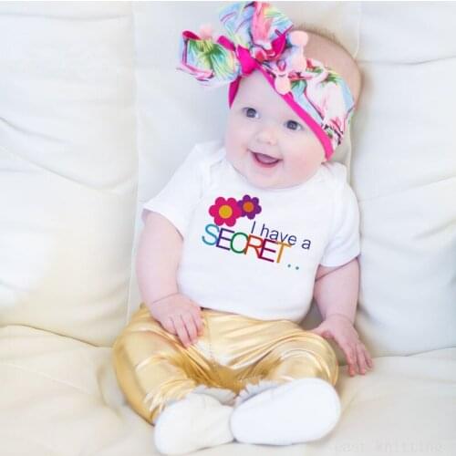 DERMSPE 2019 Newborn Baby Girls Boys Short Sleeve Letter Print Pattern Cotton Romper Jumpsuit Baby Clothes White Hot Sales