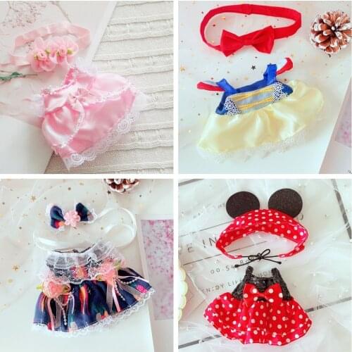 Doll Dress Clothing+ Headwear Suit 20cm EXO Idol Doll As For 20 cm Russian Handmade Ragdoll Accessories