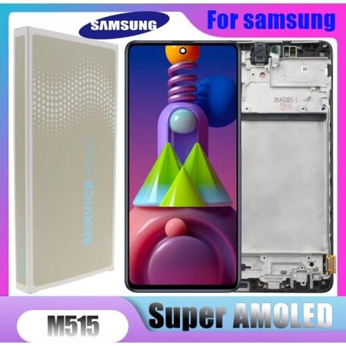 Original 6.7" Display For Samsung Galaxy M51 M515F LCD Display Touch Screen Digitizer SM-M515F SM-M515F/DS LCD Assembly