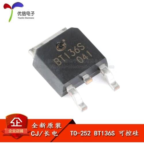 Genuine original patch BT136S TO-252 6A / 600V triac